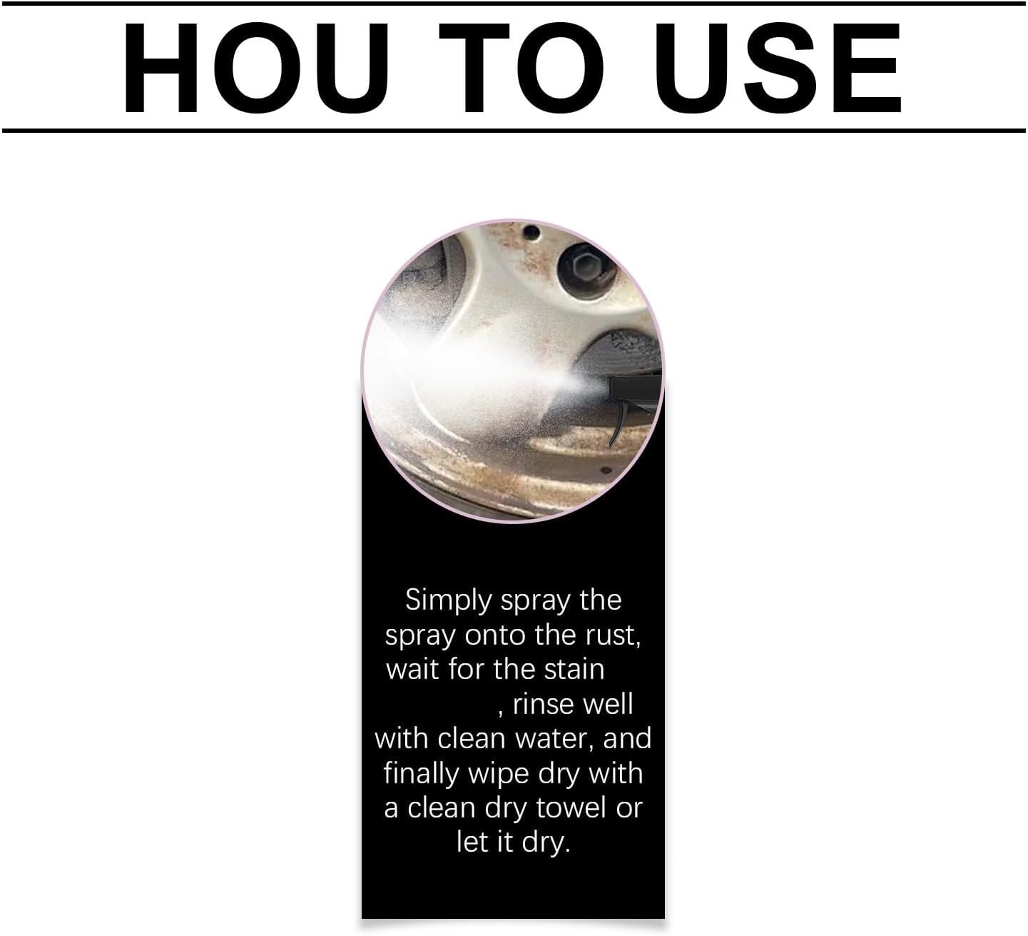 Iron Eraser Rust Remover Spray
