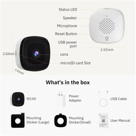 ChroMax 3MP 2K Dual-Band Indoor Security Cam