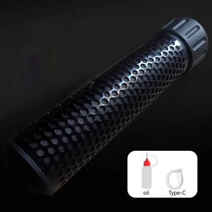 Smoke Wolf 14mm CCW Muzzle Silencer for Gel Blasters & Airsoft Guns