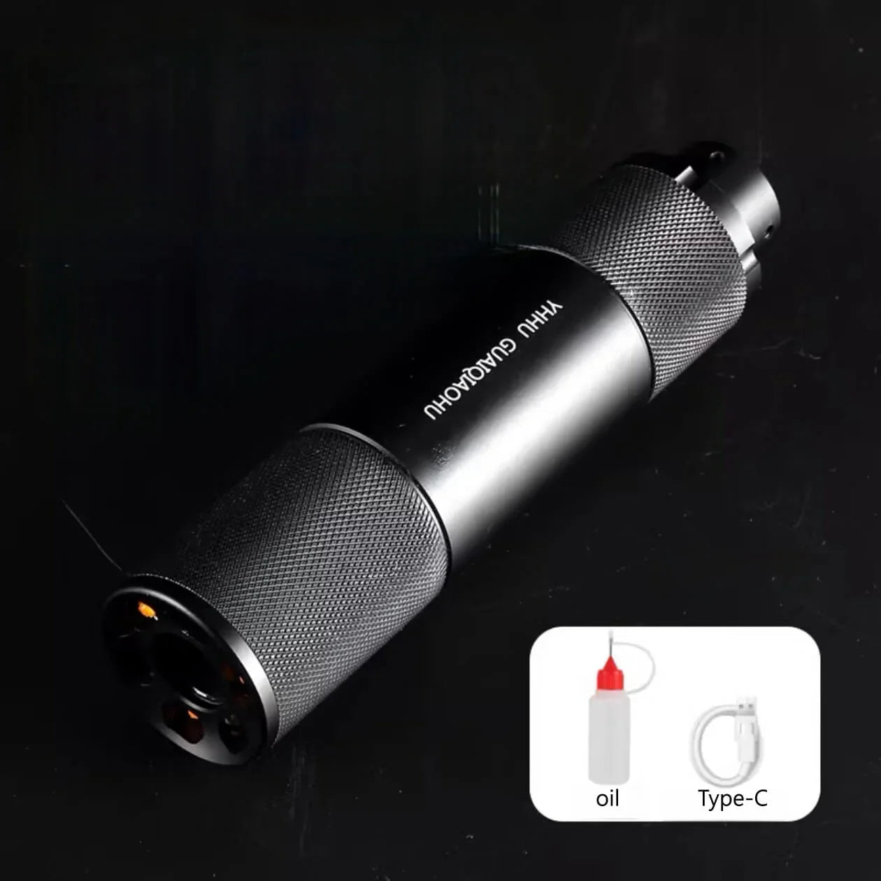 Smoke Wolf 14mm CCW Muzzle Silencer for Gel Blasters & Airsoft Guns
