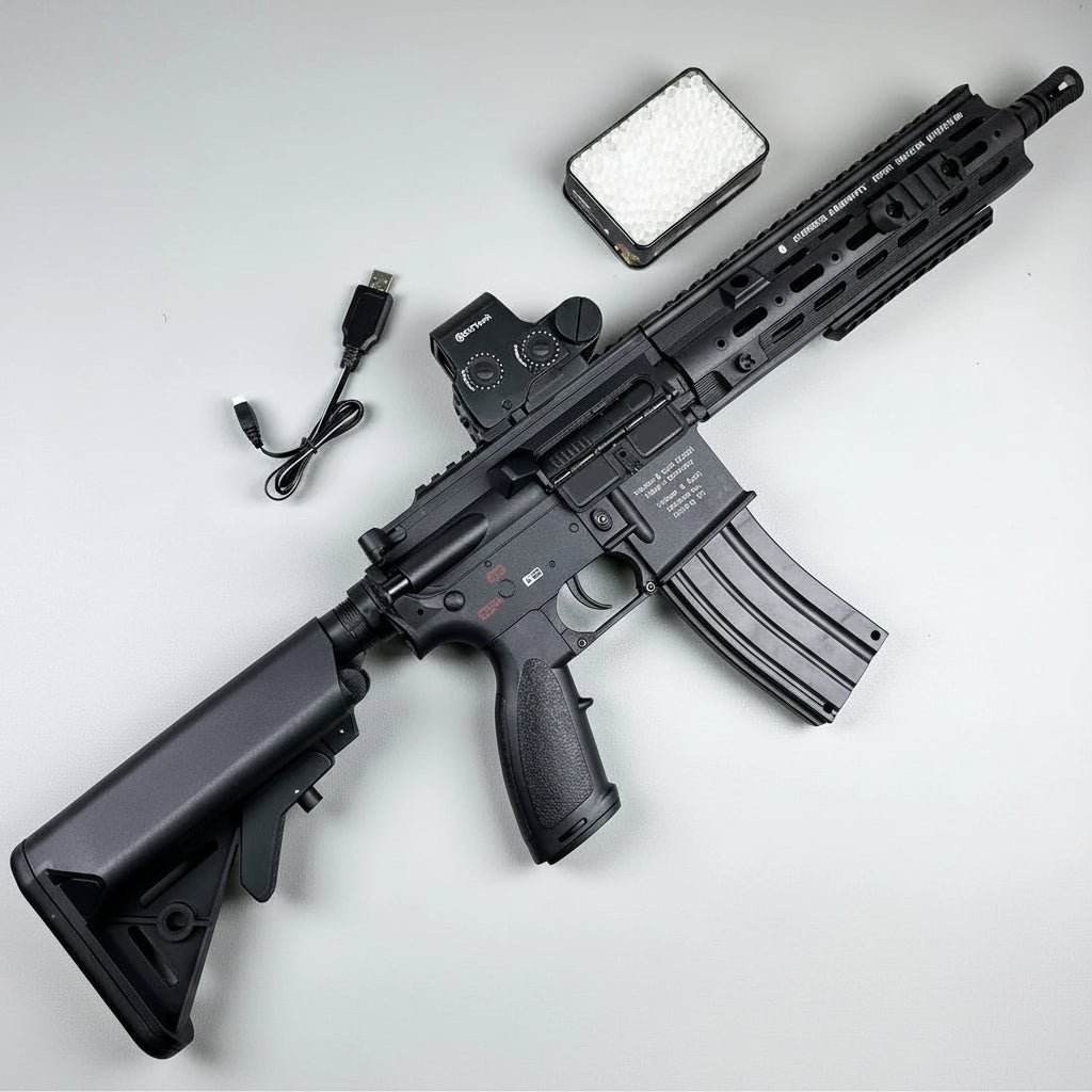Carbon Fiber HK416D Gel Blaster With SMR Handguard
