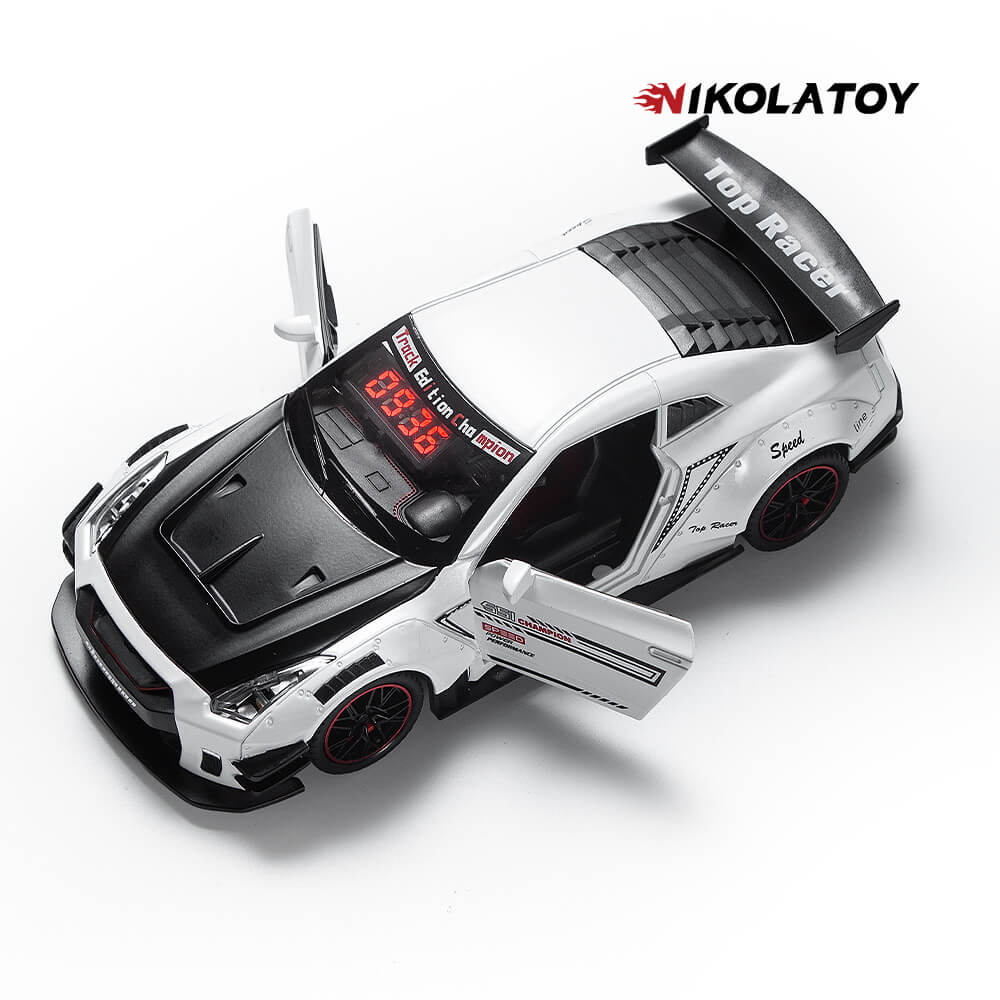 GTR Car Alarm Clock with Engine Sound & Light Mist