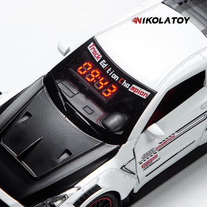GTR Car Alarm Clock with Engine Sound & Light Mist