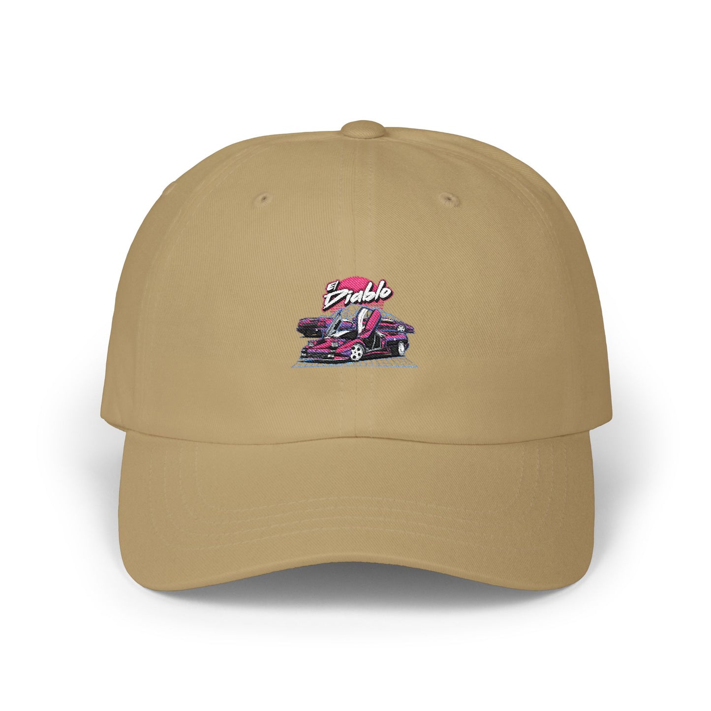 El Diablo Lamborghino Embroidered Dad Cap - Perfect for Car Enthusiasts - Gift for Fathers Day - Unisex Casual Style Hat