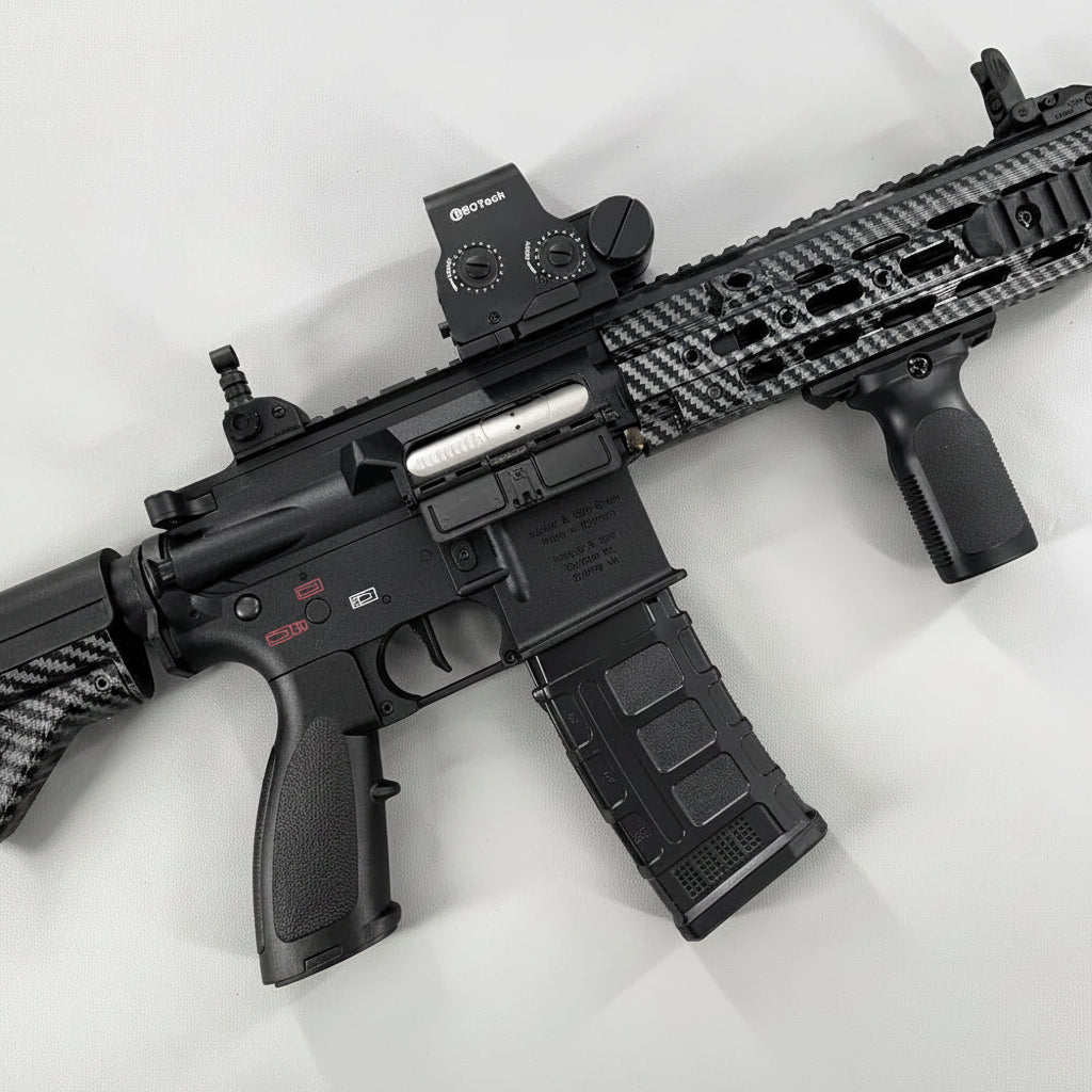 Carbon Fiber HK416D Gel Blaster With SMR Handguard