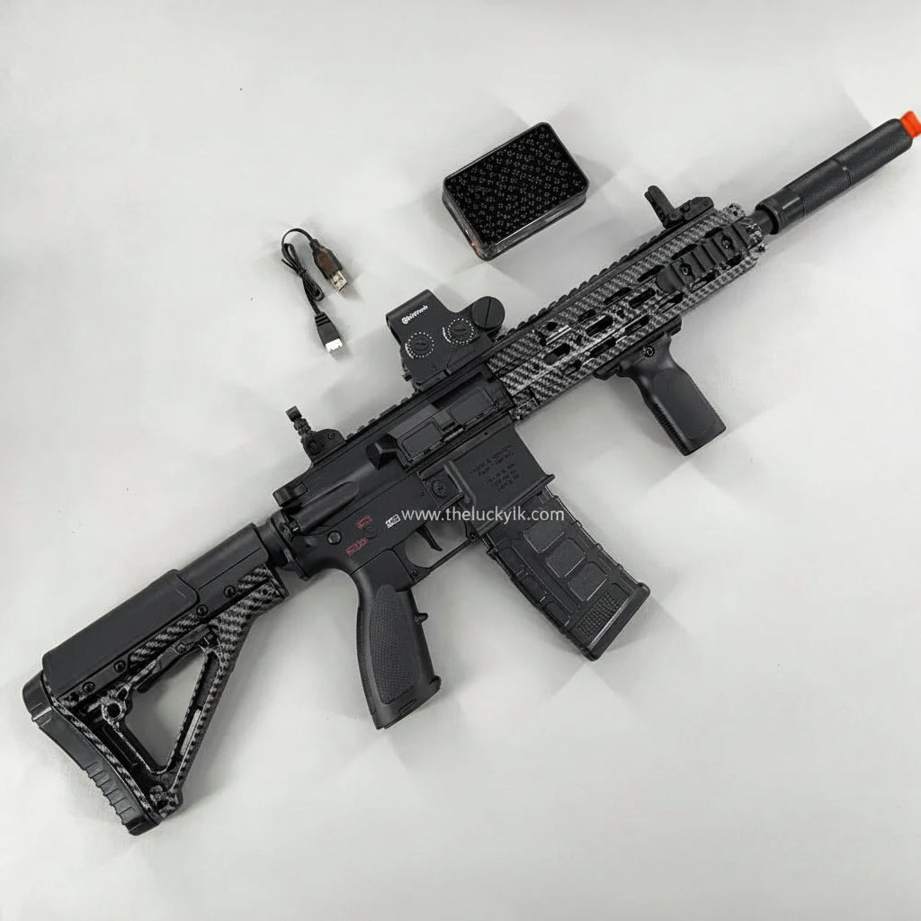 Carbon Fiber HK416D Gel Blaster With SMR Handguard