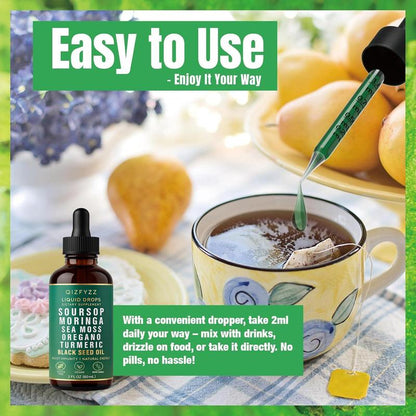 Soursop Bitters Liquid Drops 10-in-1 - Turmeric Formula