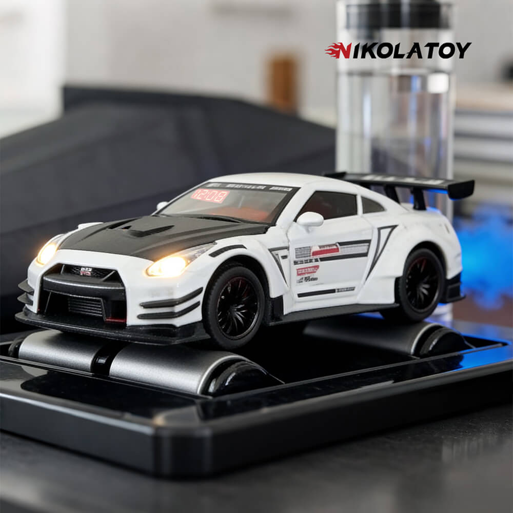 GTR Car Alarm Clock with Engine Sound & Light Mist