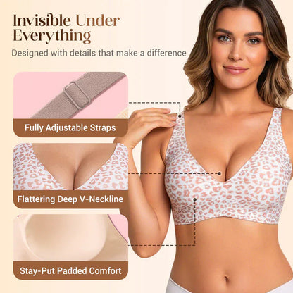 Jelly Wireless Women's Comfortable Wireless Bras Push Up