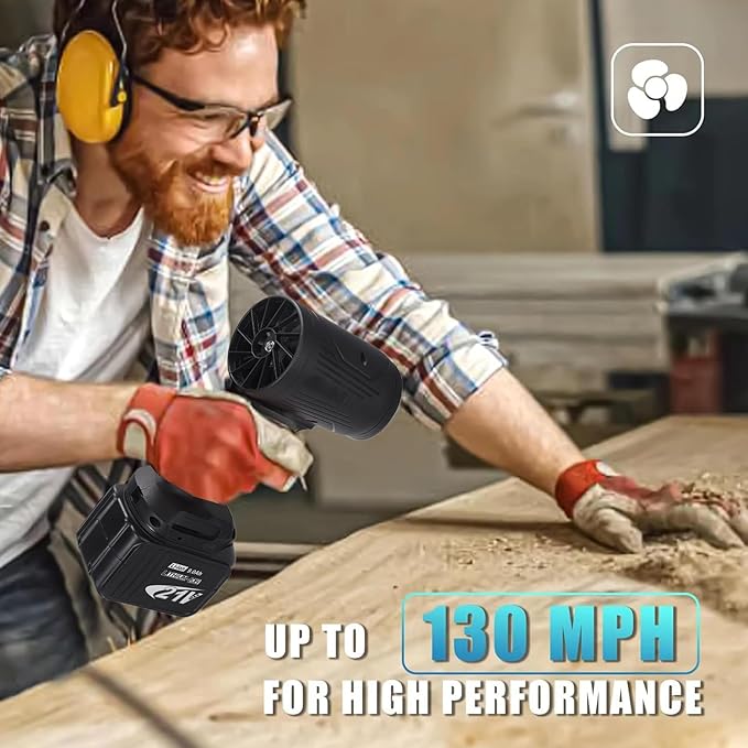 High Power Blower 980,000 RPM Cordless with Fast Charging