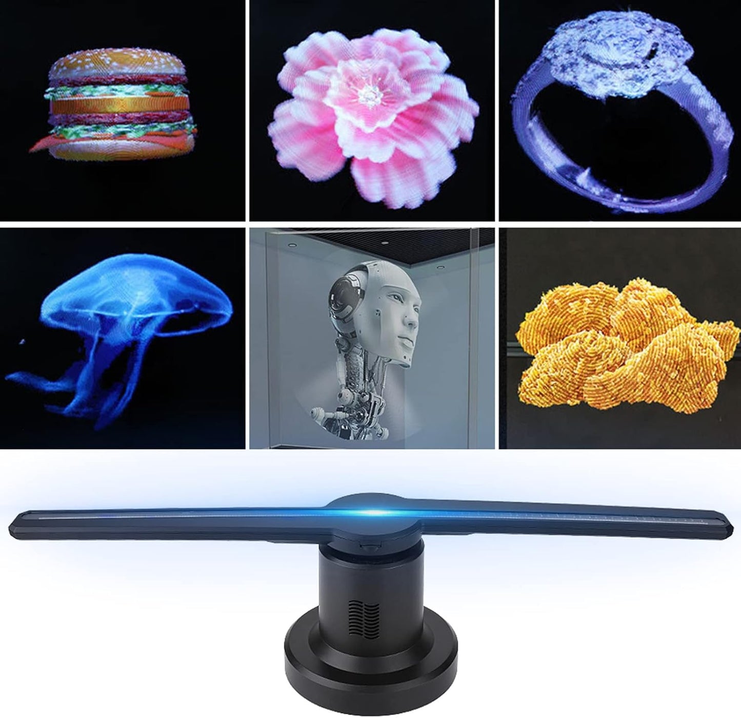 3D Holographic Fan Display