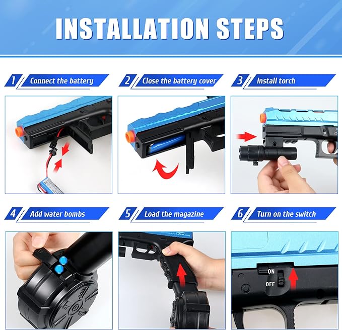 JM Tactical Gel Blaster Pistol
