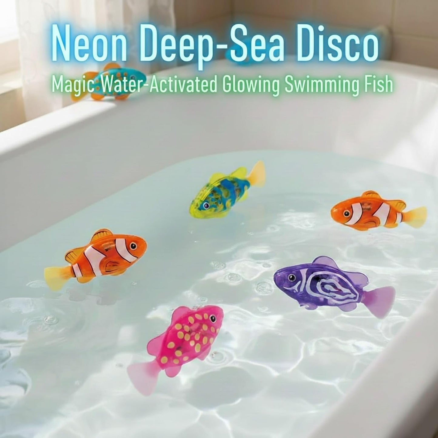 AquaGlow Magic Fish – Water-Activated LED Swimming Toy (8PCS)