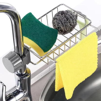 Faucet Sponge Holder for Kitchen Sink