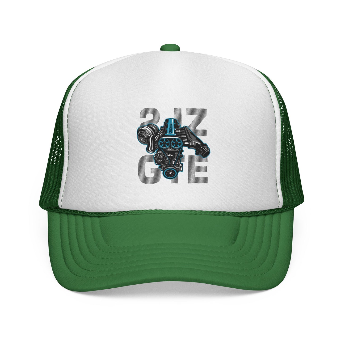 Trucker Caps, J2JZ GTE Engine Retro Automotive Style Hat, Car Enthusiasts Gift for Mechanics, Vintage Truck Driver Cap, Snapback Baseball