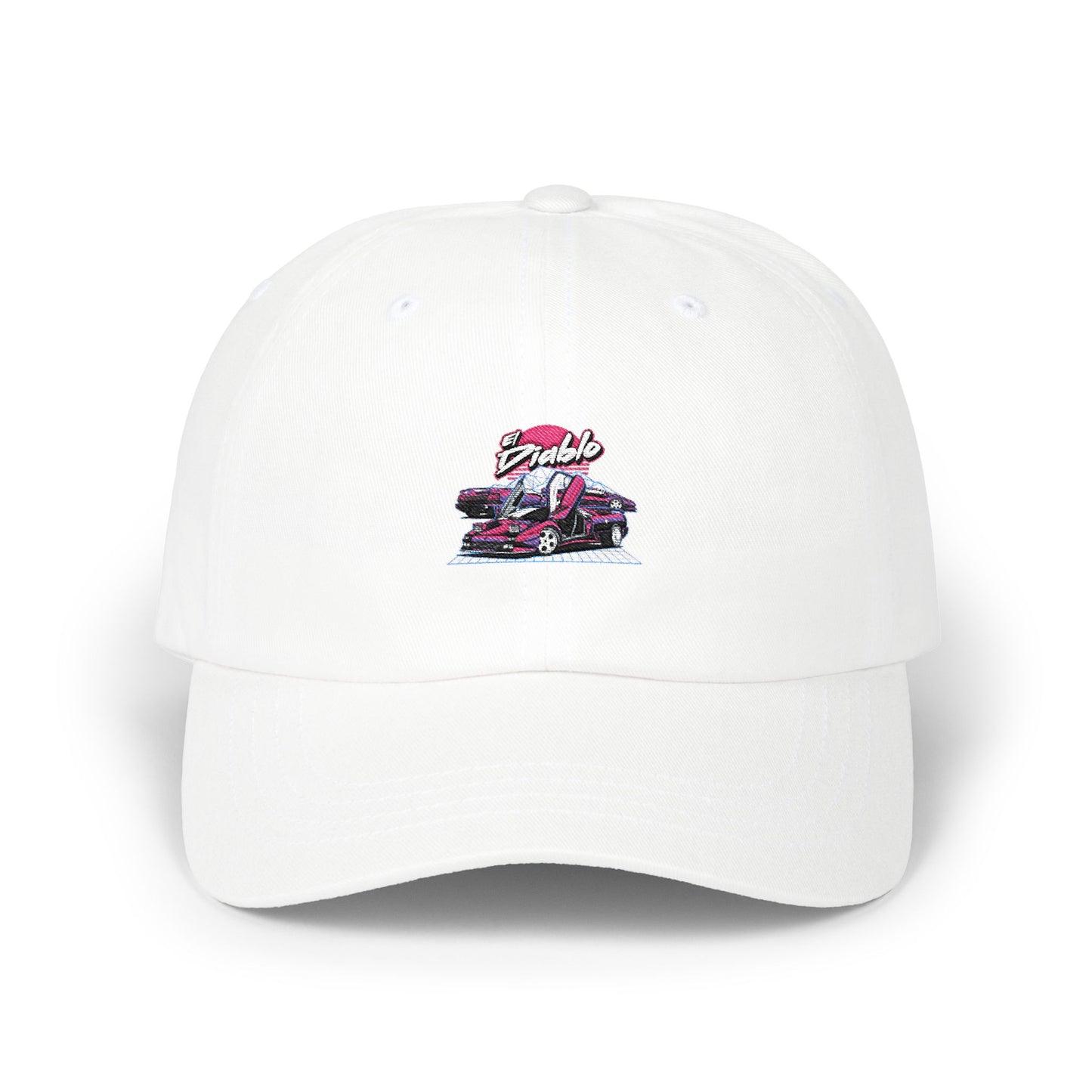 El Diablo Lamborghino Embroidered Dad Cap - Perfect for Car Enthusiasts - Gift for Fathers Day - Unisex Casual Style Hat