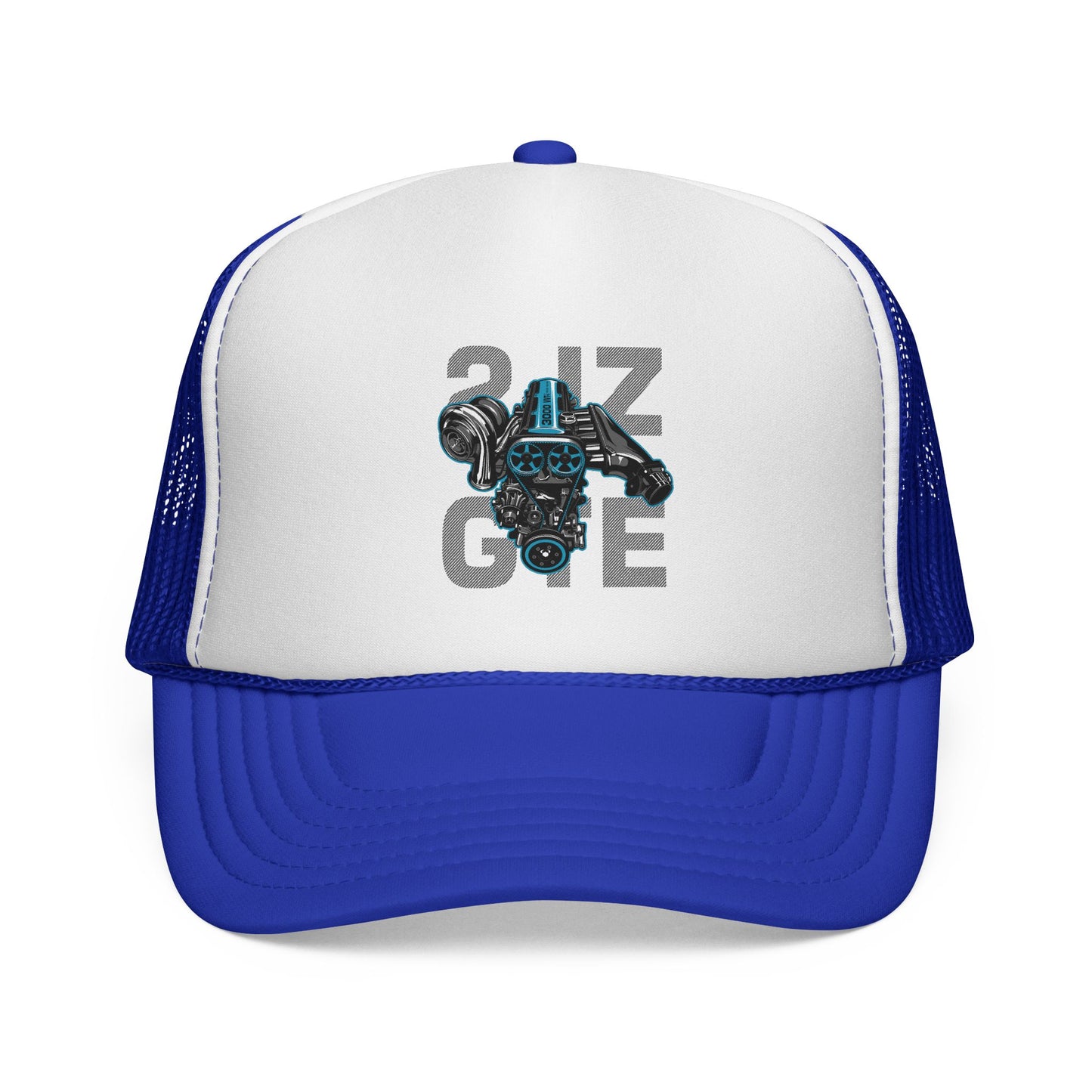 Trucker Caps, J2JZ GTE Engine Retro Automotive Style Hat, Car Enthusiasts Gift for Mechanics, Vintage Truck Driver Cap, Snapback Baseball