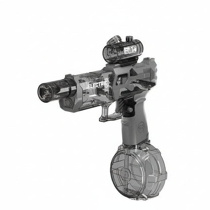 High performance electric flashing light water gun