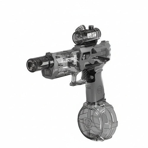High performance electric flashing light water gun