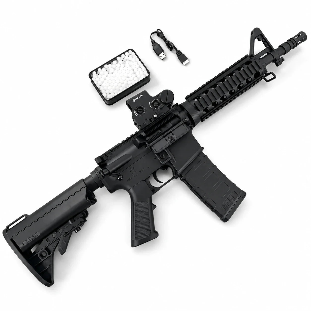 M4A1/SLR Gel Blaster with ATM Gearbox & Fire Control Chip