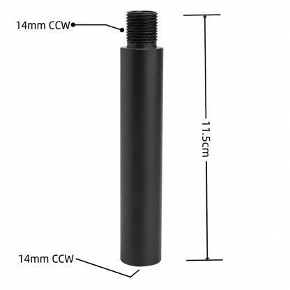 14mm CCW CNC Metal Extension Tube