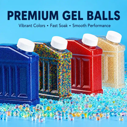 60,000 Gel Balls With Collapsible 600ml Gel Ball Quick-Loading Bottle
