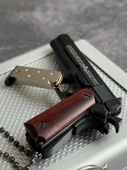Colt Wooden Grip Detachable Keychain