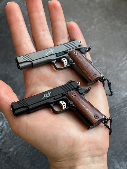 Kimber Wooden Grip Detachable Keychain