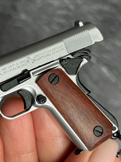 Colt Wooden Grip Detachable Keychain