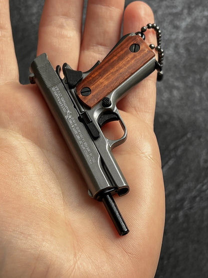 Colt Wooden Grip Detachable Keychain
