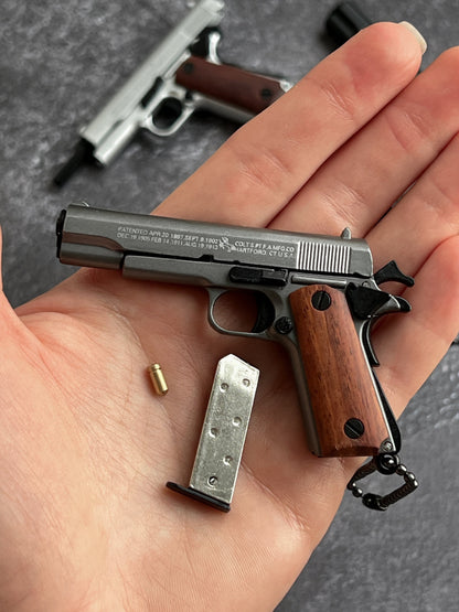 Colt Wooden Grip Detachable Keychain