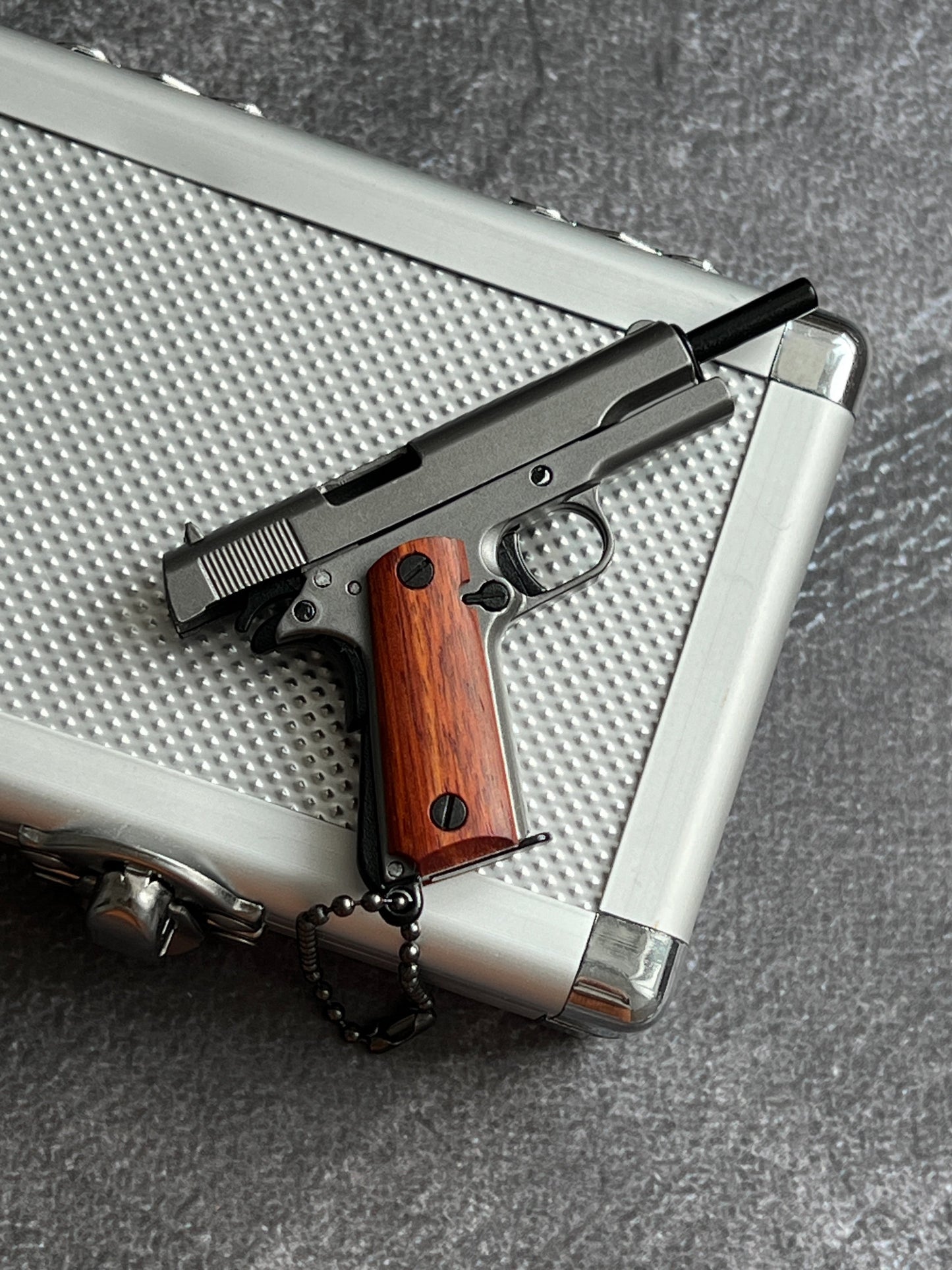 Colt Wooden Grip Detachable Keychain