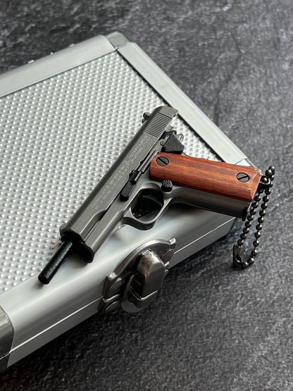 Colt Wooden Grip Detachable Keychain