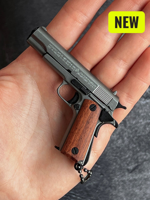 Colt Wooden Grip Detachable Keychain