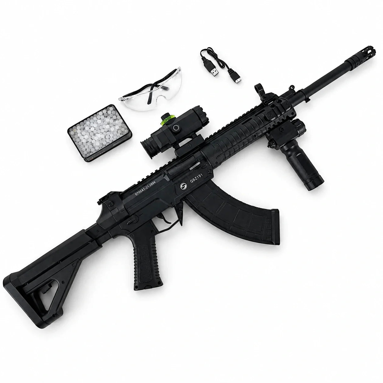 QBZ 191 Gel Blaster With A Fire Control Chip