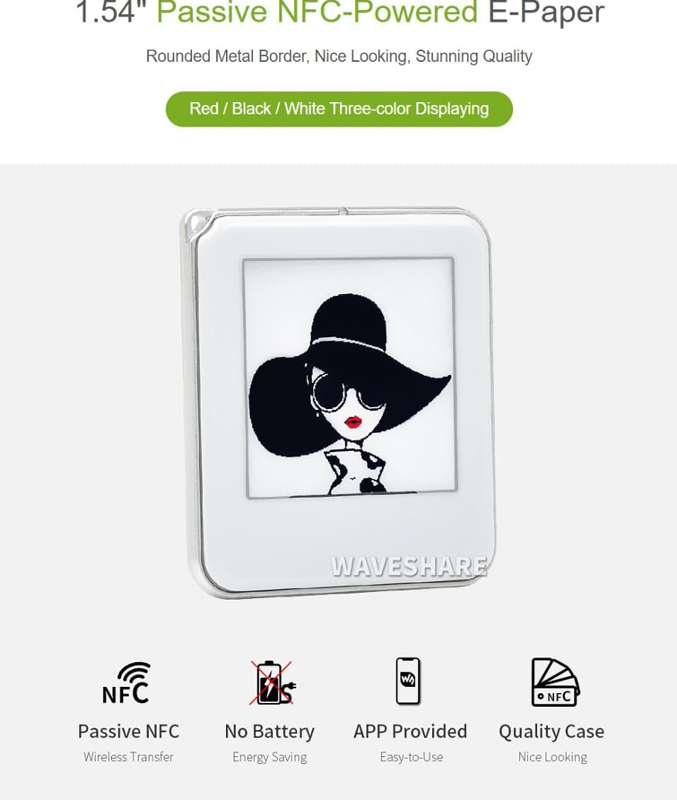 1.54" NFC Display