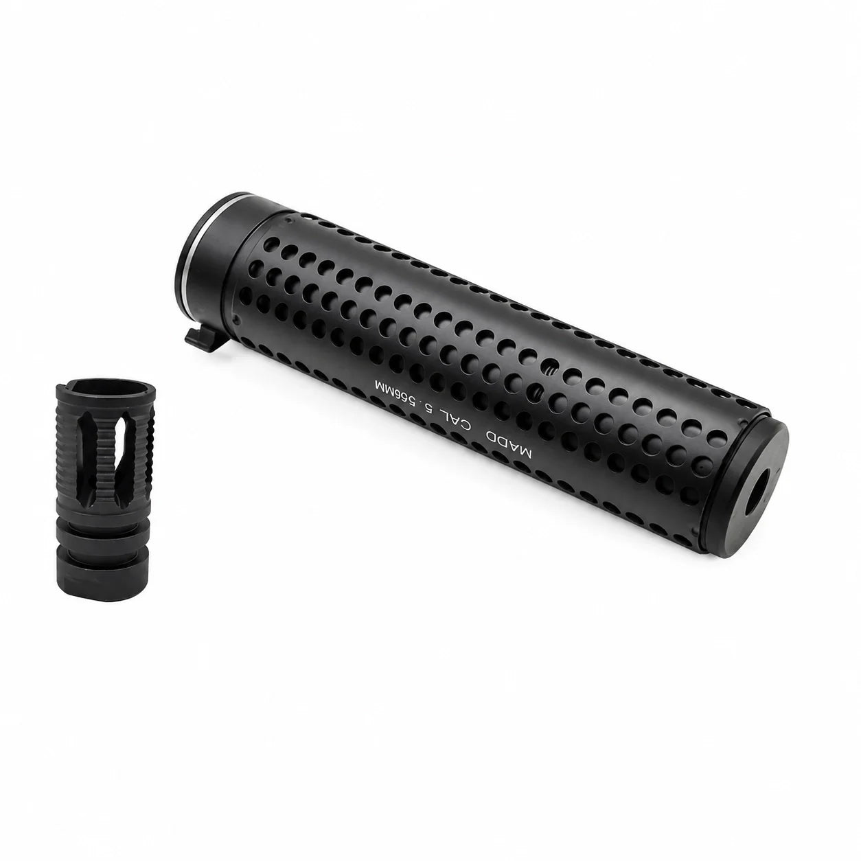 Metal Silencer Adapt To 14 MM CCW Threaded Rod Tip