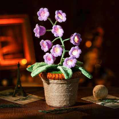 Glowing Crochet Lily Flowers with Night Lights