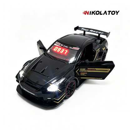 GTR Car Alarm Clock with Engine Sound & Light Mist
