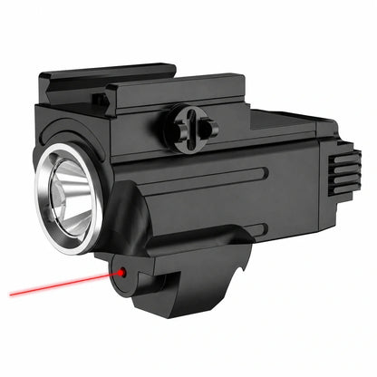Metal Flashlight With Adjustable Rail