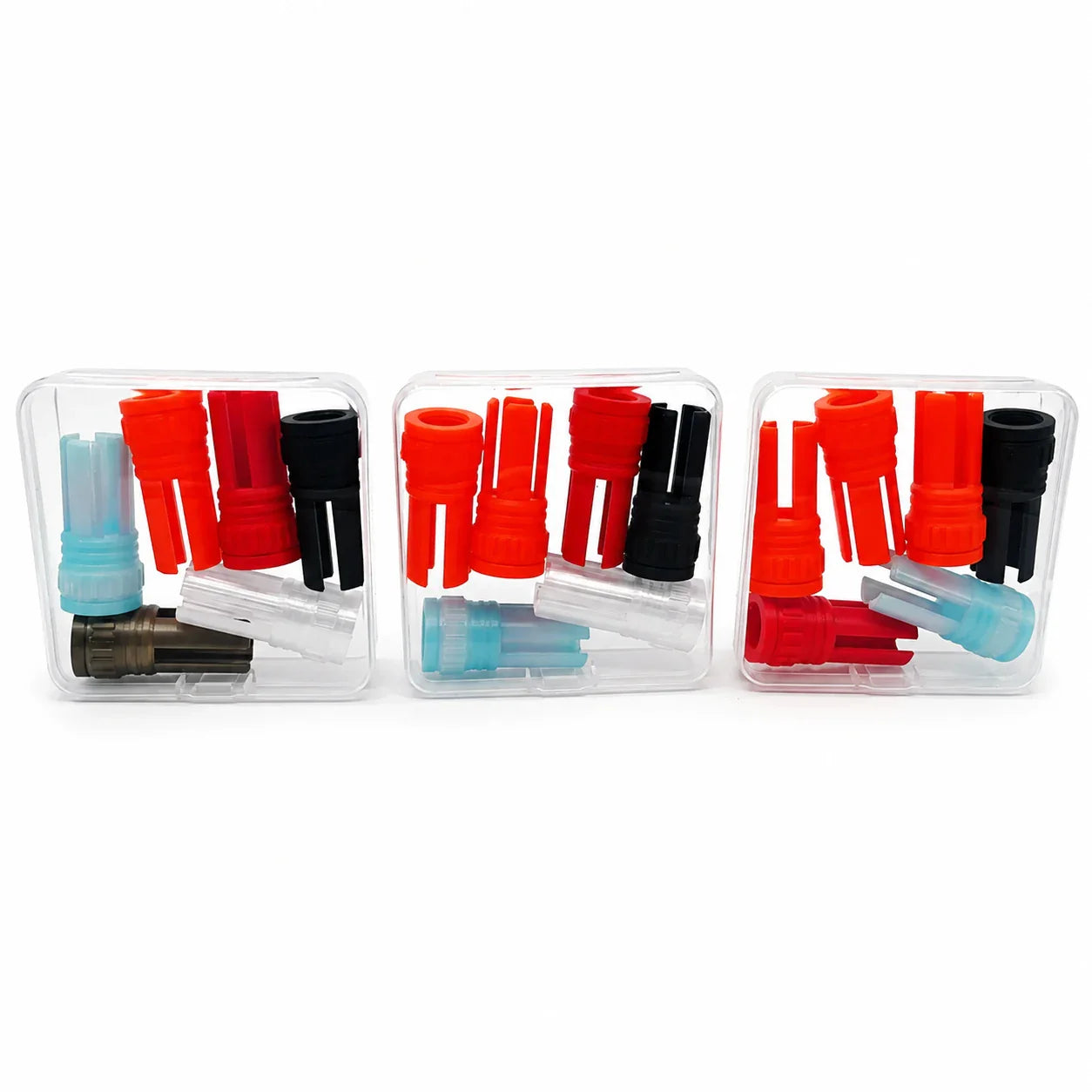 High Quality 3D Printed Orange Tips 6 PC Set 14MM CCW